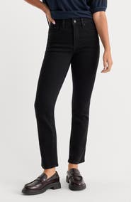 Good American Good Legs High Waist Straight Leg Jeans