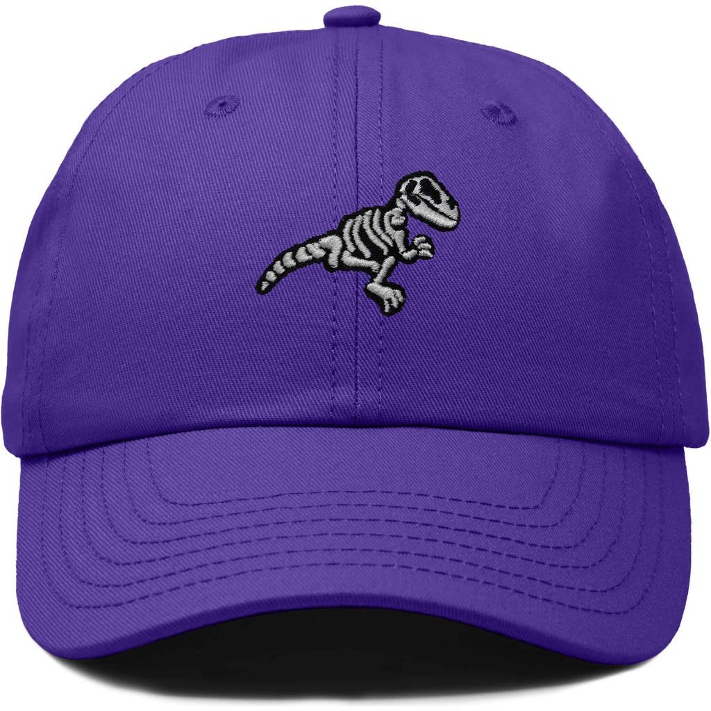 Dalix Fossil Embroidered Outdoor Hat In Purple