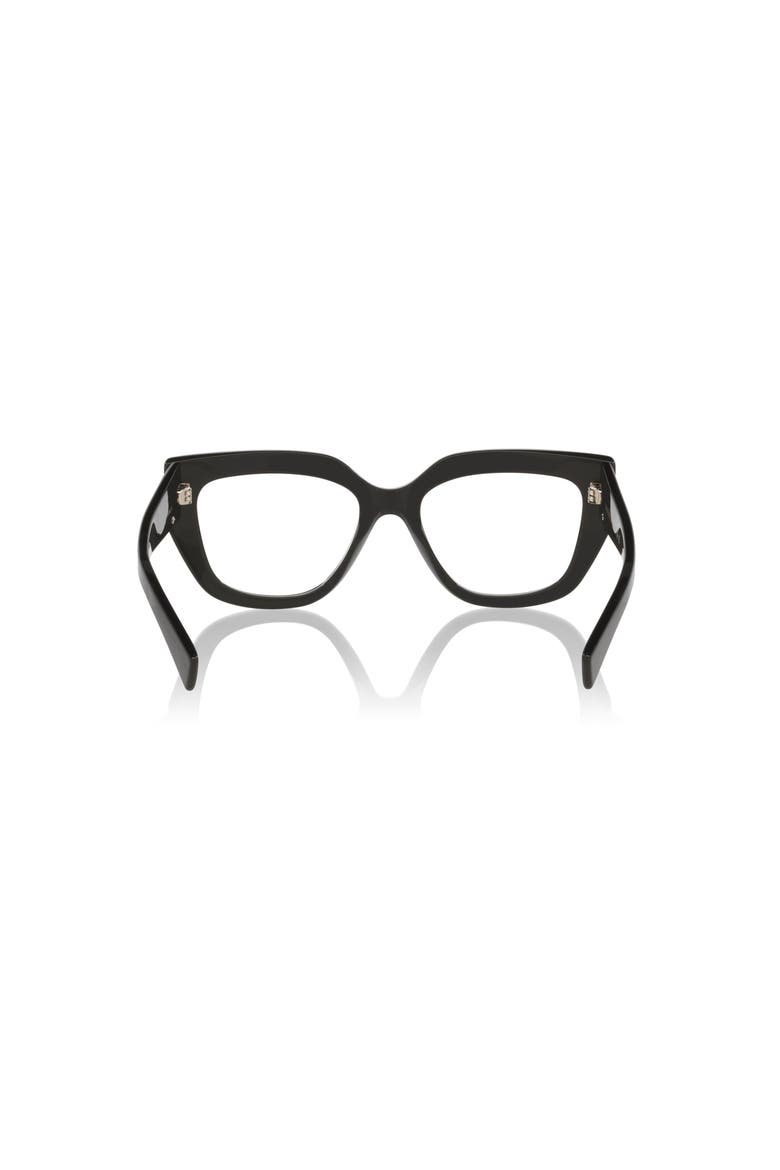 53mm Cat Eye optical glasses, Alternate, color, Black