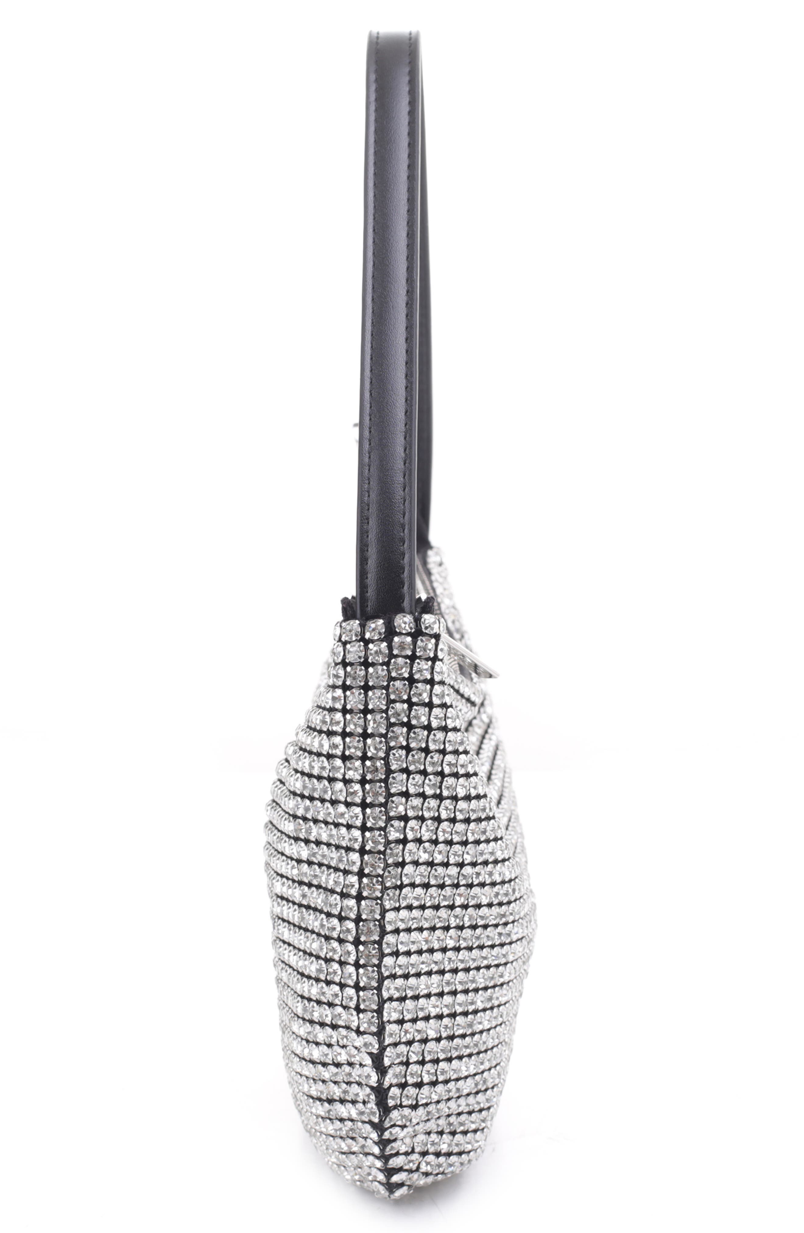 Mali + Lili Luna Rhinestone Shoulder Bag, Alternate, color, 