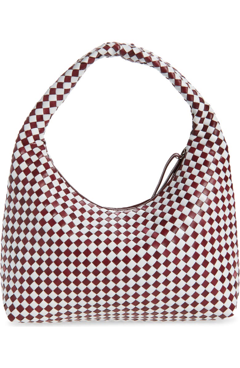 Loeffler Randall Willow Hobo Bag, Alternate, color, Maroon/ White