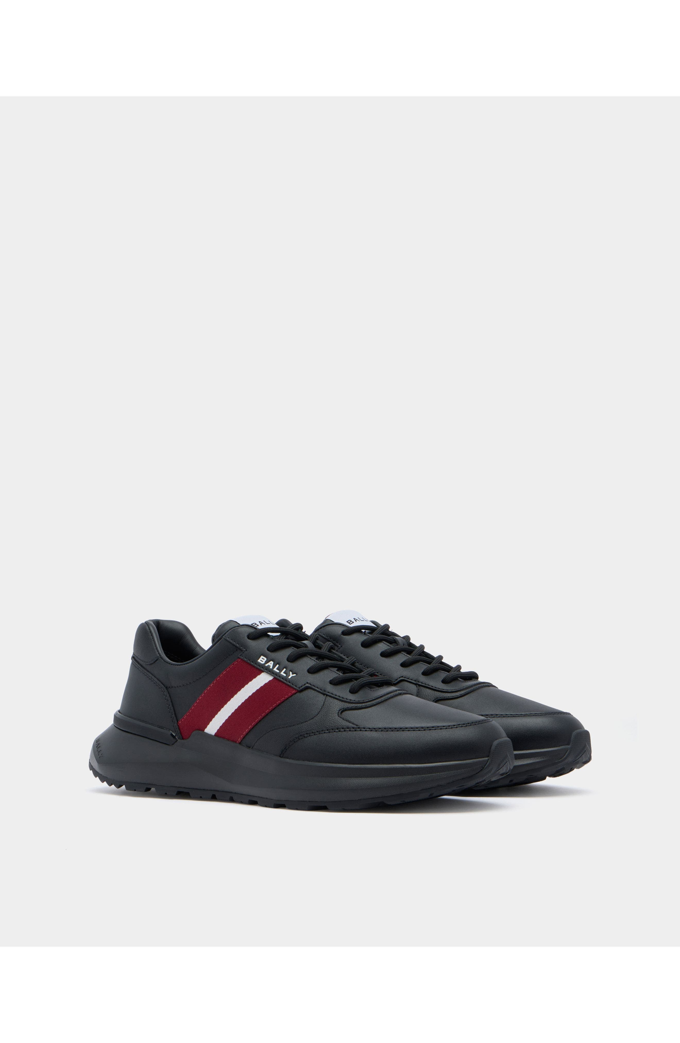 Bally Sylen Sneaker in Calf Leather, Alternate, color, Black