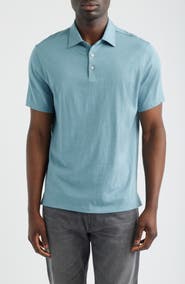 Robert Barakett Brightwood Slub Cotton Polo