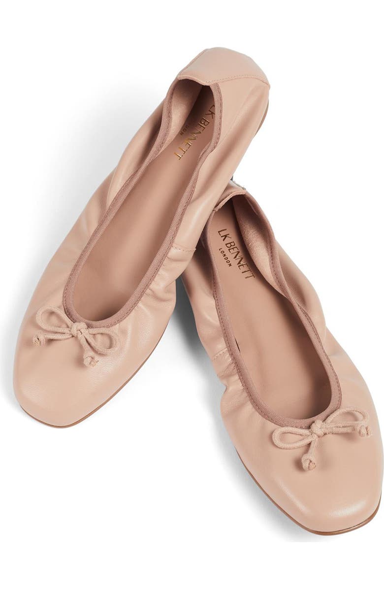 LK Bennett Trilly Ballet Flat, Main, color, Trench