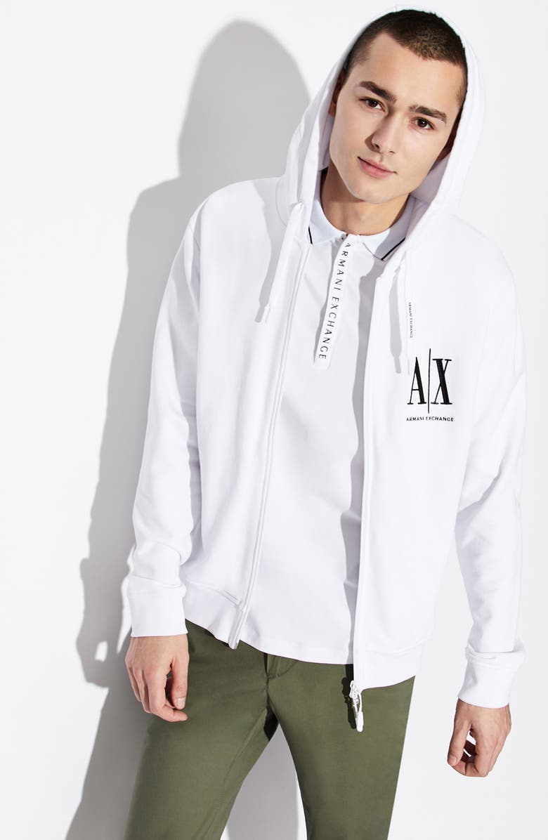 Armani Exchange Slim Fit Tipped Logo Placket Polo, Alternate, color,