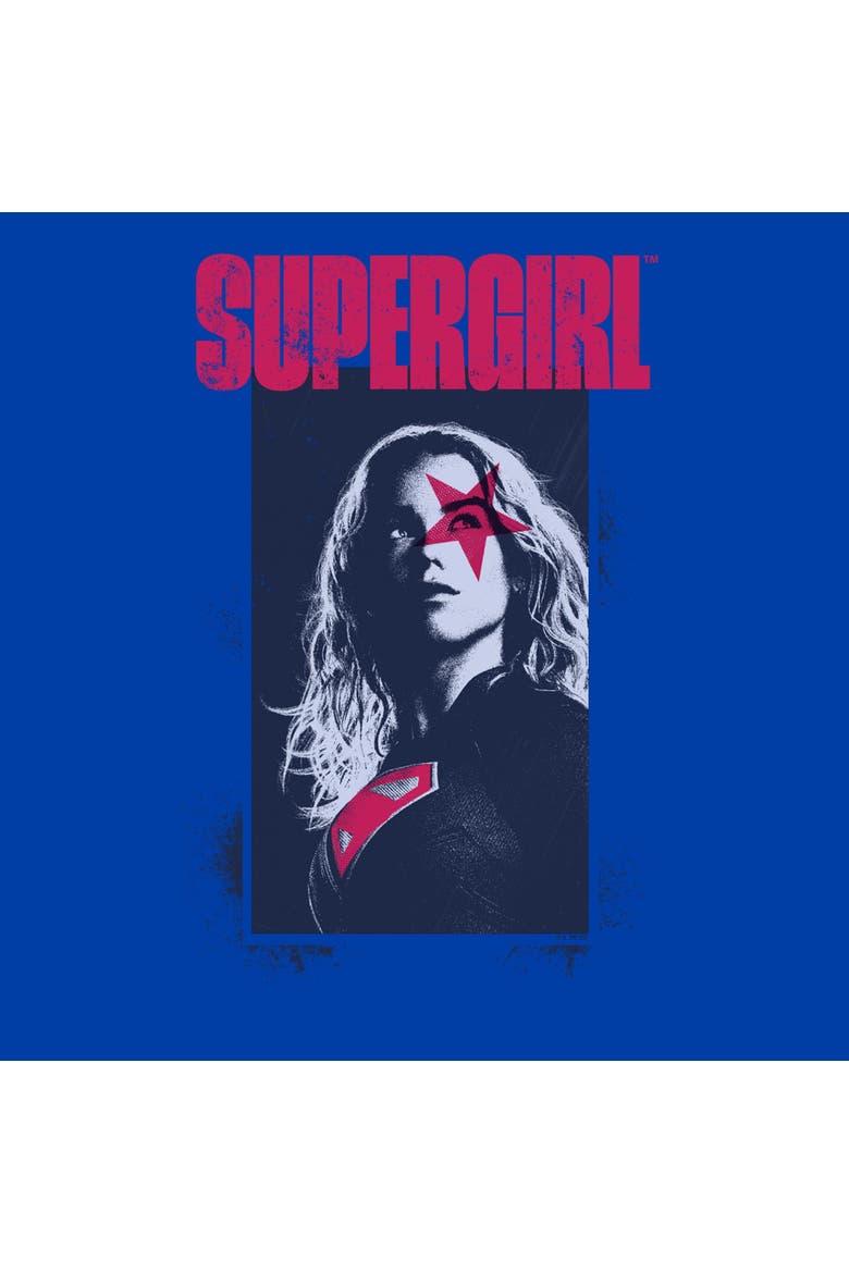Men's Supergirl Kara Star Poster  Graphic T-Shirt, Alternate, color, Royal Blue
