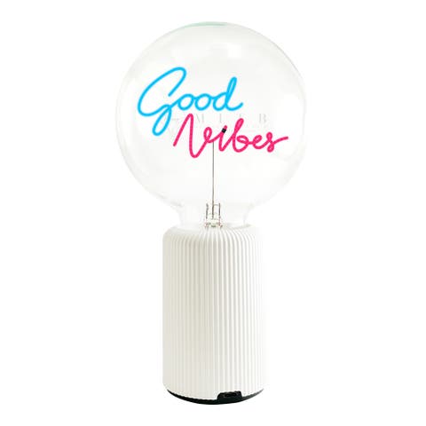 Good Vibes Portable Table Lamp