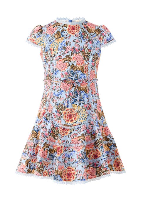 Iliana Cotton Mini Dress (Toddler, Little Kid & Big Kid)