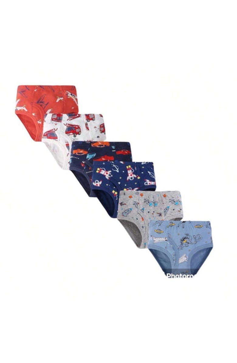 BenBen 6 Pack Boys and Toddlers Underwears Soft Cotton Panties, Main, color, Blue