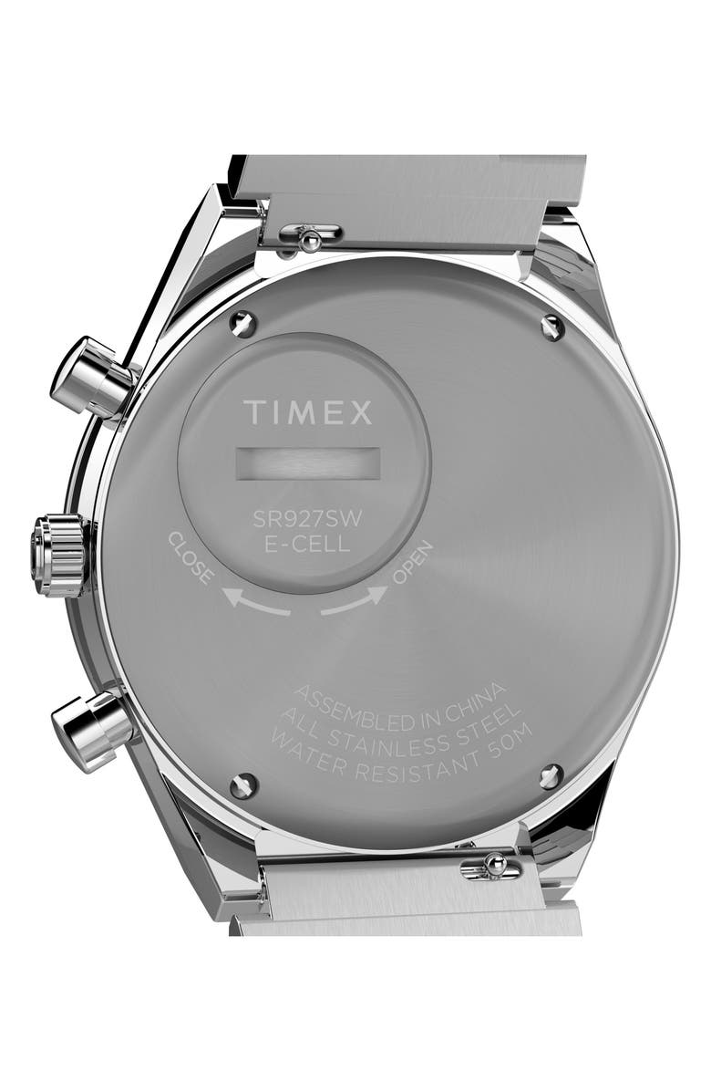 Timex<sup>®</sup> Q Timex Chronograph Bracelet Watch, 40mm, Alternate, color, Stainless Steel