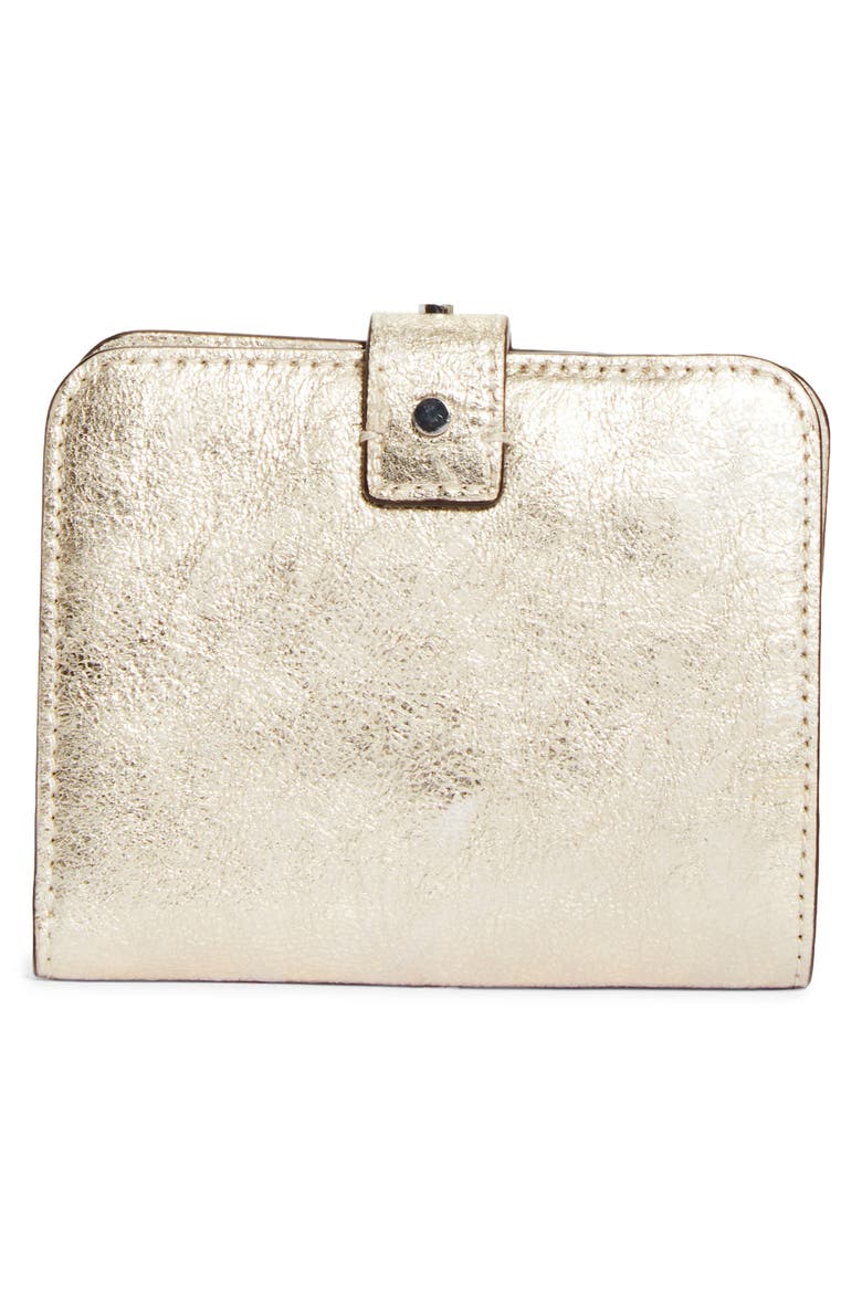 Oskan Studded Wallet, Alternate, color, LIGHT GOLD