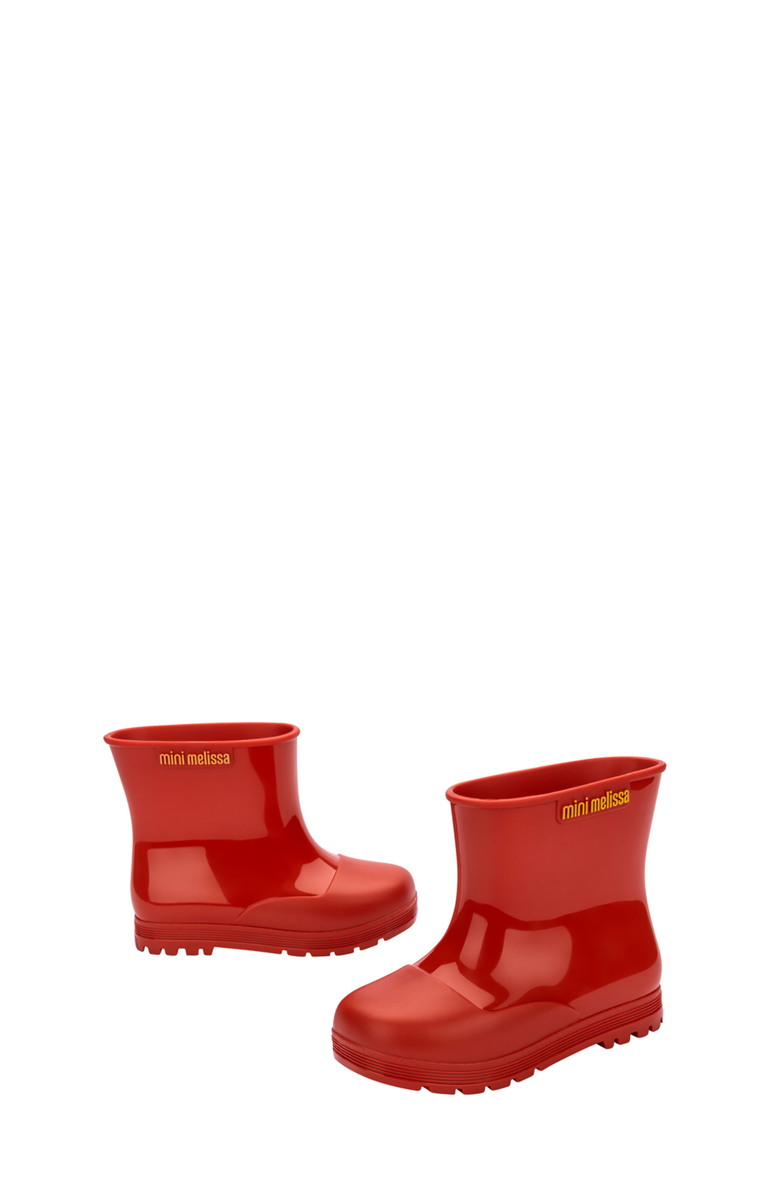 Kids' Welly Rain Boots, Alternate, color, RED
