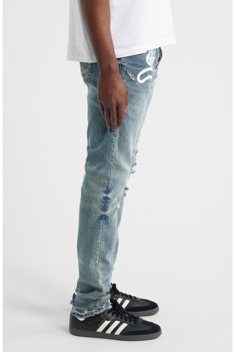 Shade Chocolate Fit Stretch Denim Jeans, Alternate, color, BLUE CHERRY