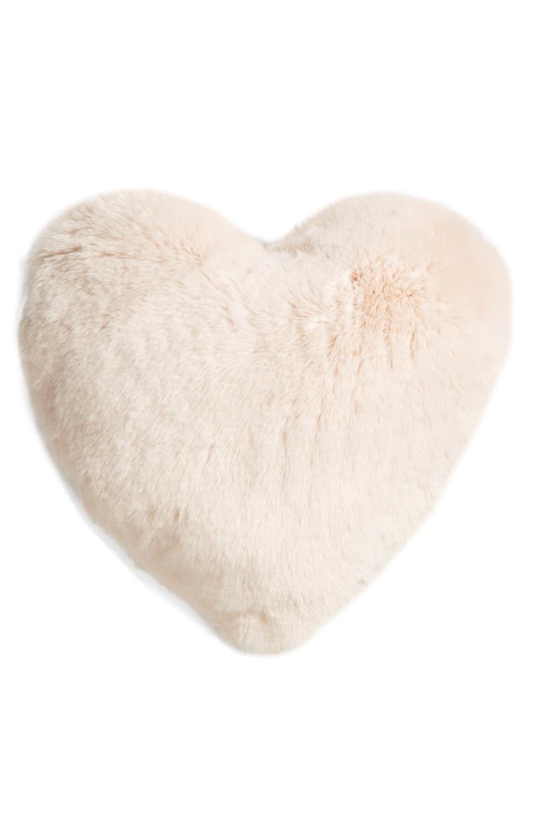 NORDSTROM AT HOME 'Cuddle Up' Heart Accent Pillow, Main, color, 