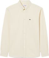 Lacoste Regular Fit Oxford Button-Down Shirt