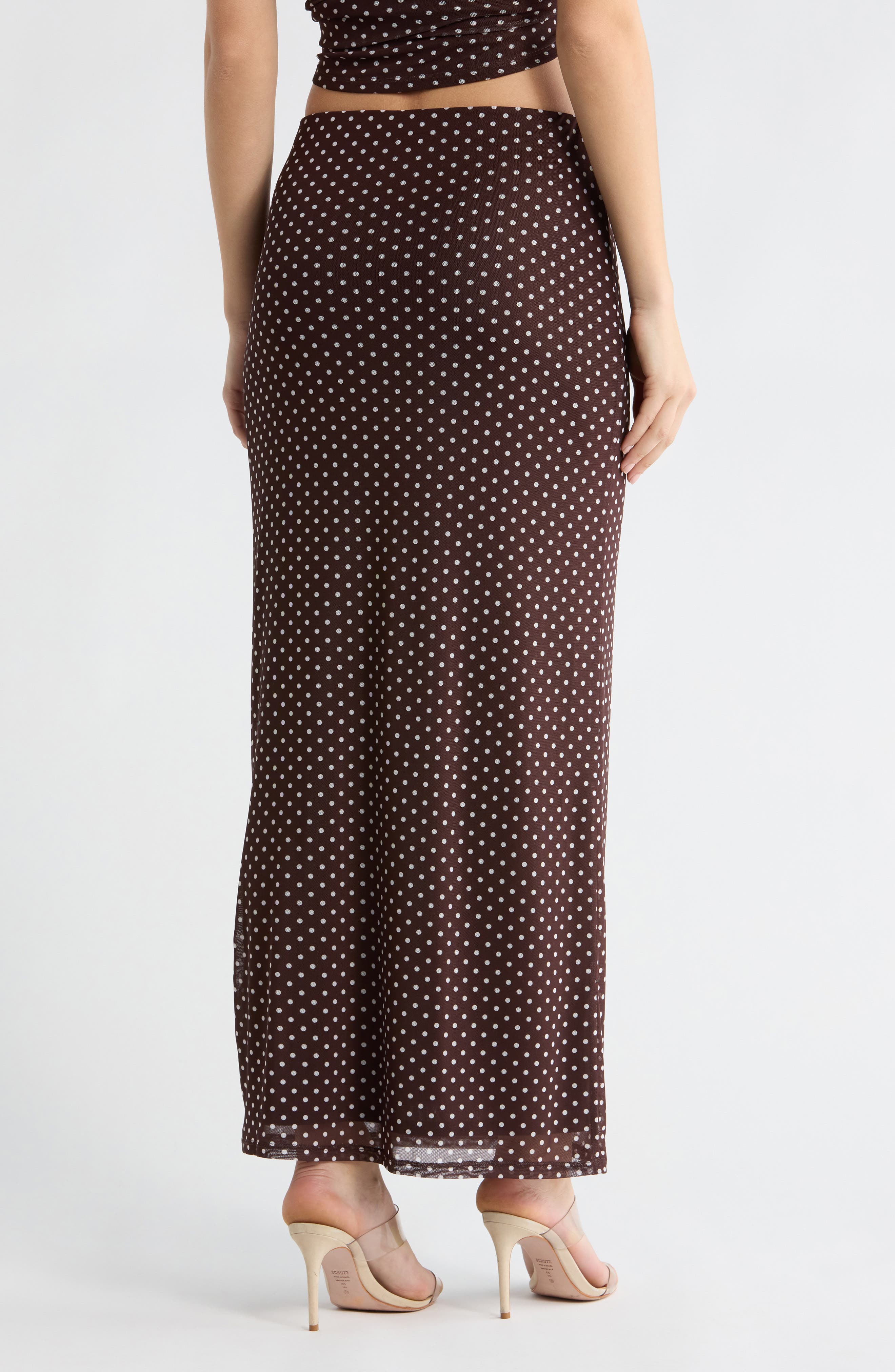 Mesh Maxi Skirt - image 2