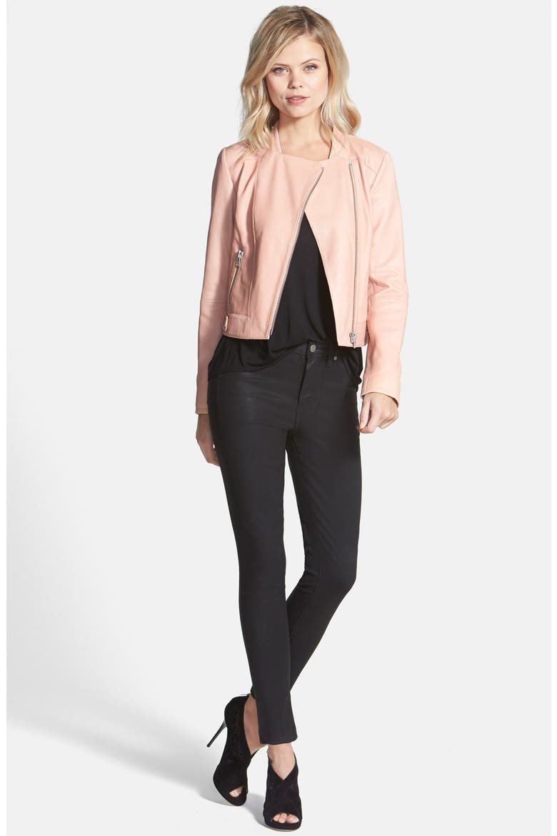 Denim 'Verdugo' Ankle Coated Skinny Jeans, Alternate, color, BLACK SILK