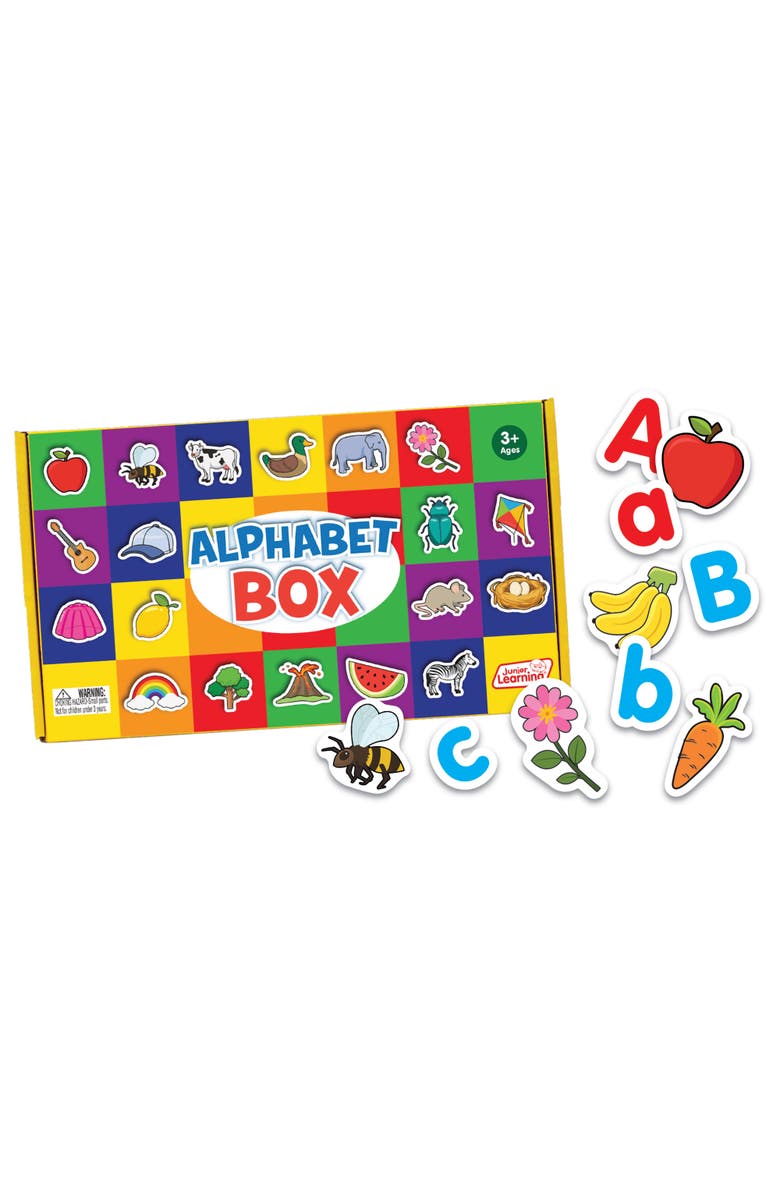 Junior Learning Alphabet Box, Alternate, color, Multicolored