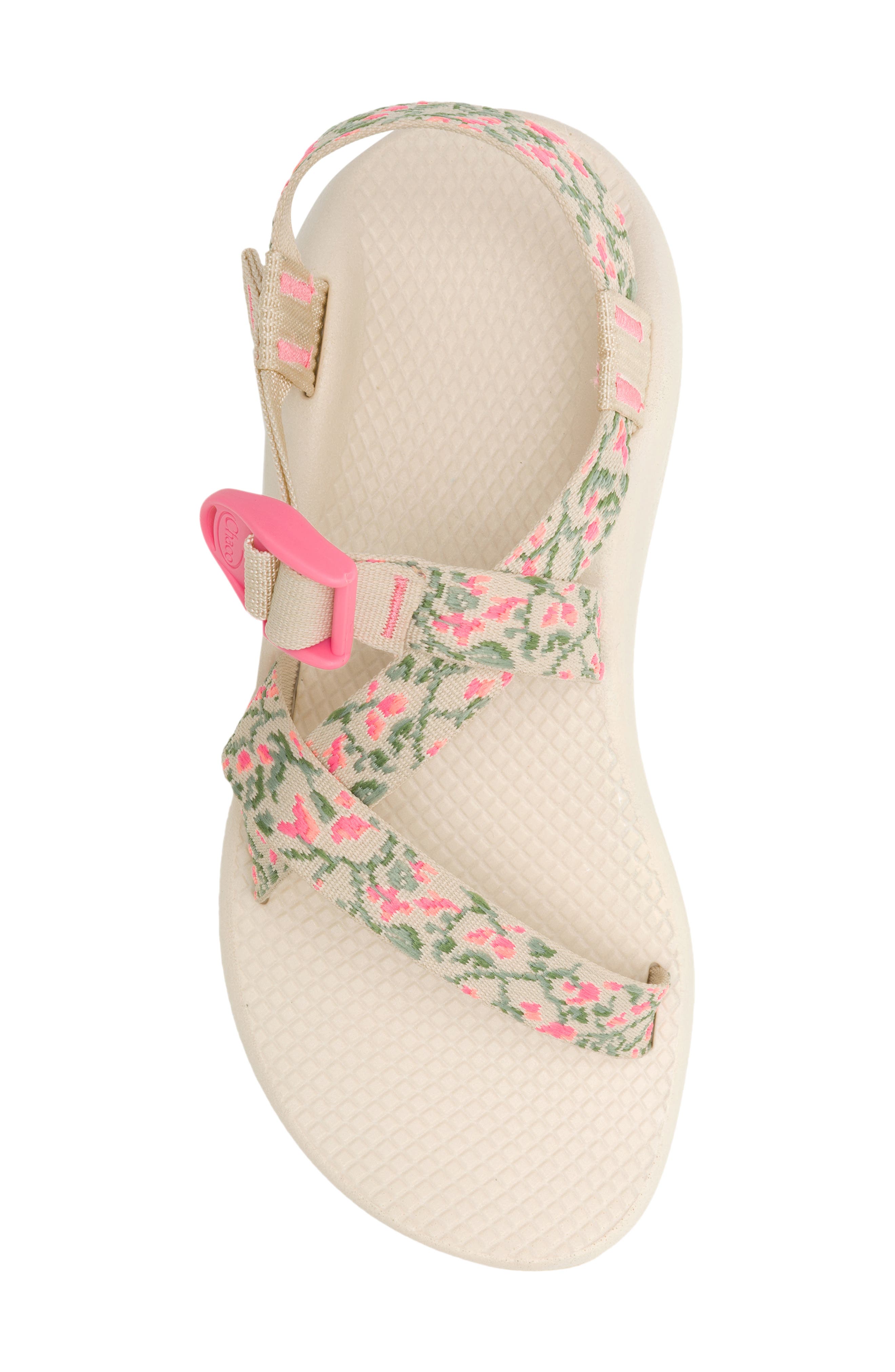 Chaco Z1 Classic Embroidered Garden Sandal, Alternate, color, Botanic Pink