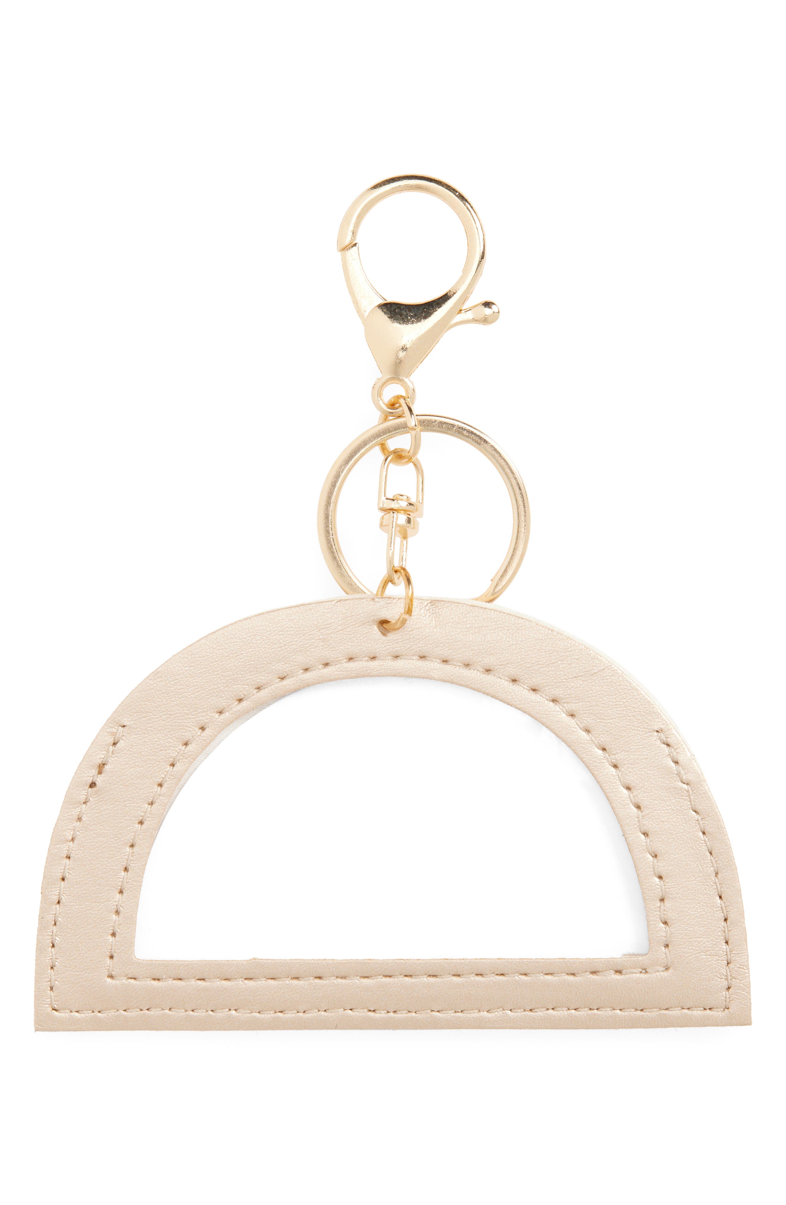 Mimi 
Lula Kids
 Rainbow Key Ring Bag Charm, Alternate, color, Pink