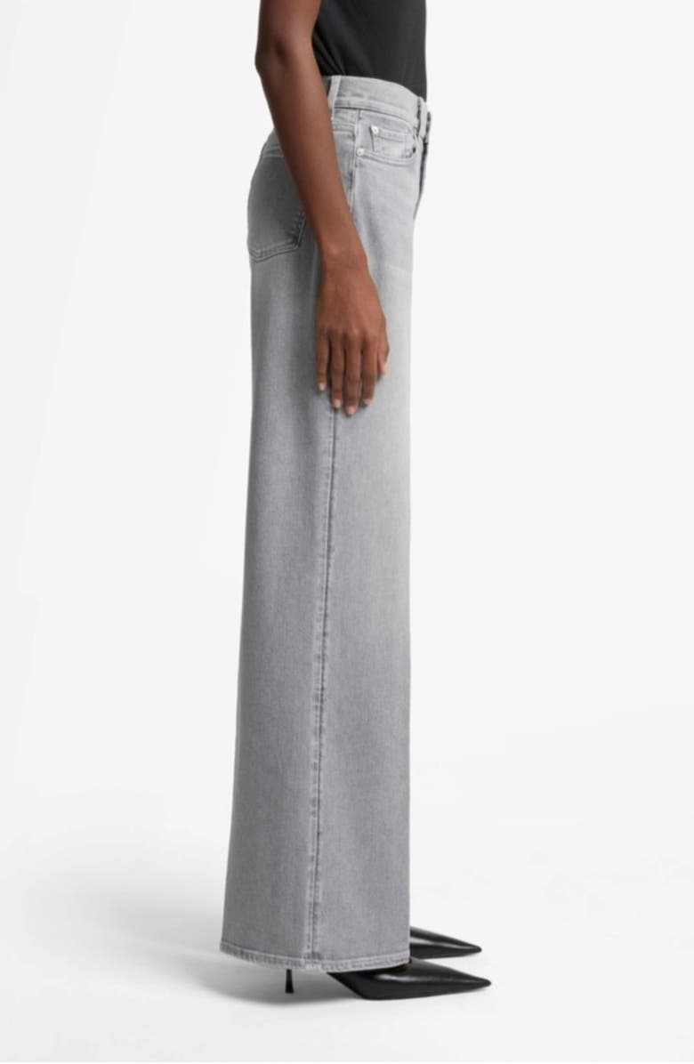 7 For All Mankind Lotta High Waist Wide Leg Jeans, Alternate, color, Panalu