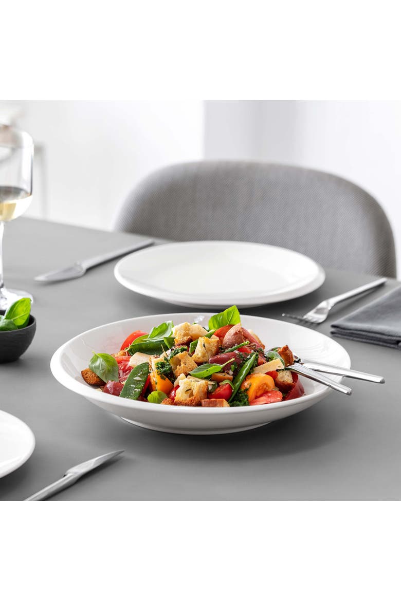 NewMoon Pasta Bowl, Alternate, color, white