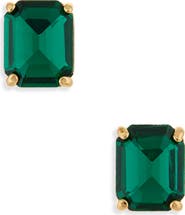 Kurt Geiger London Square Crystal Stud Earrings
