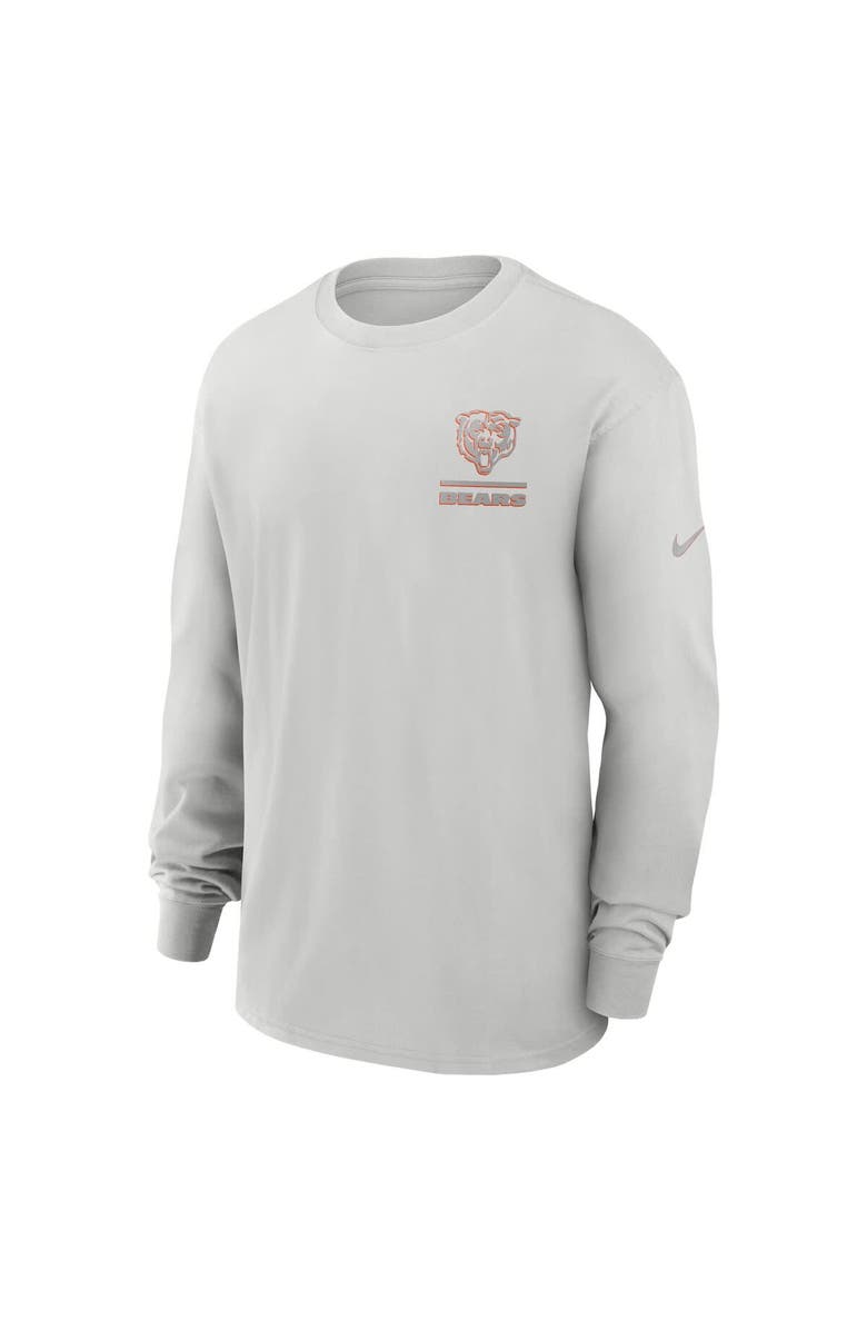 Nike Men's Nike Gray Chicago Bears Essential Heavy Max90 Long Sleeve T-Shirt, Alternate, color, Gray