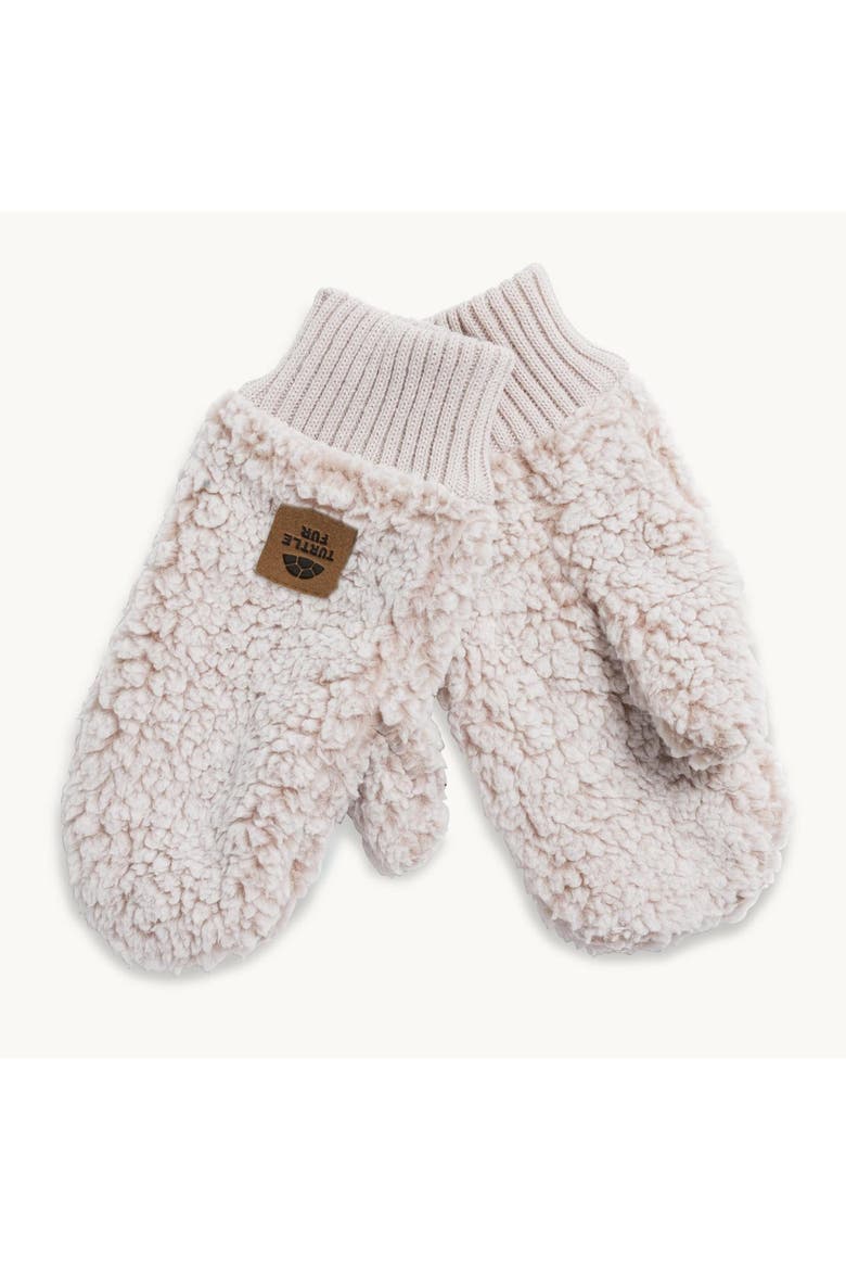 High Pile Fleece Freestyle Mittens, Main, color, Natural
