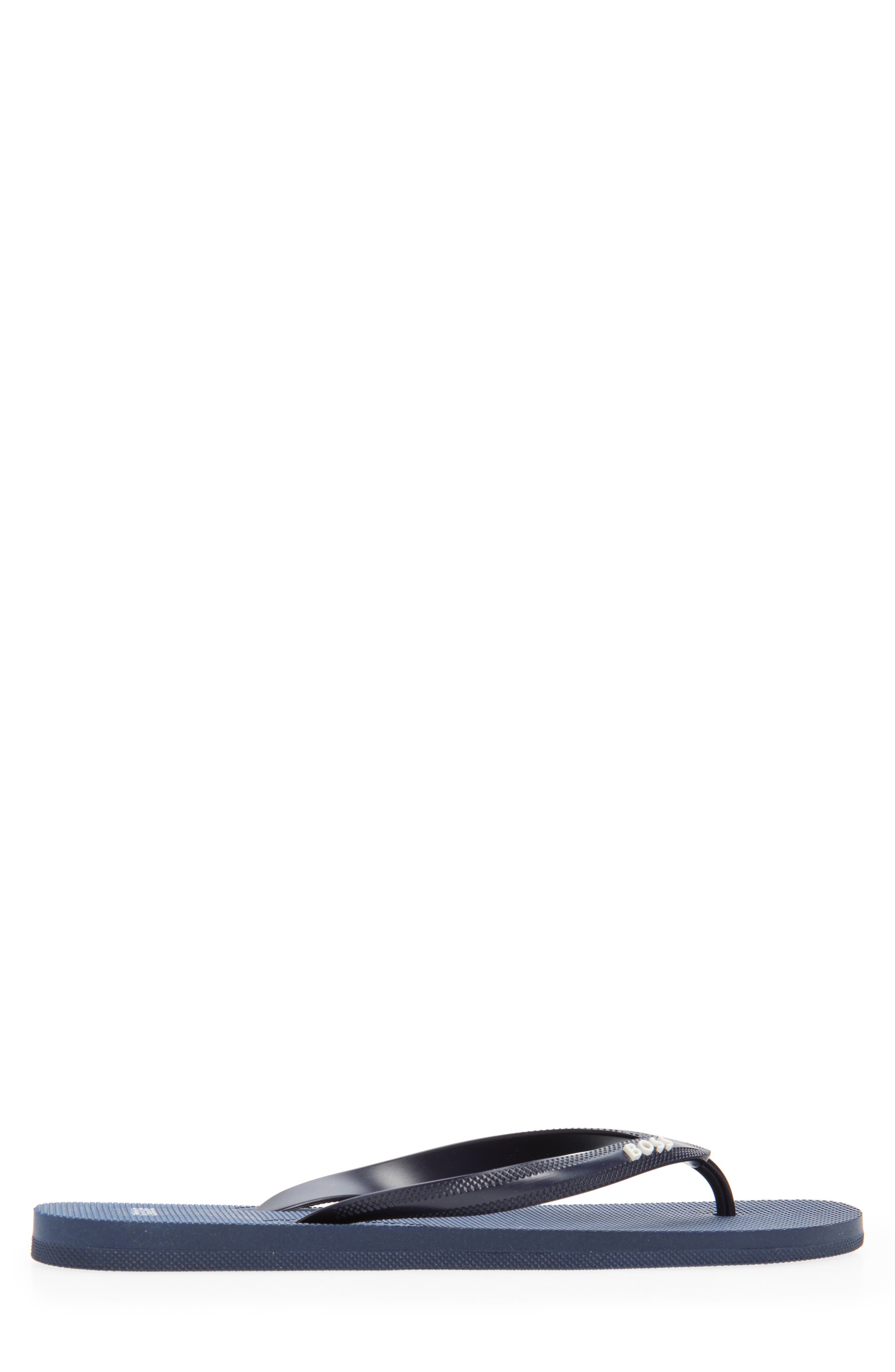 BOSS Tracy Thong Sandal, Alternate, color, Dark Blue