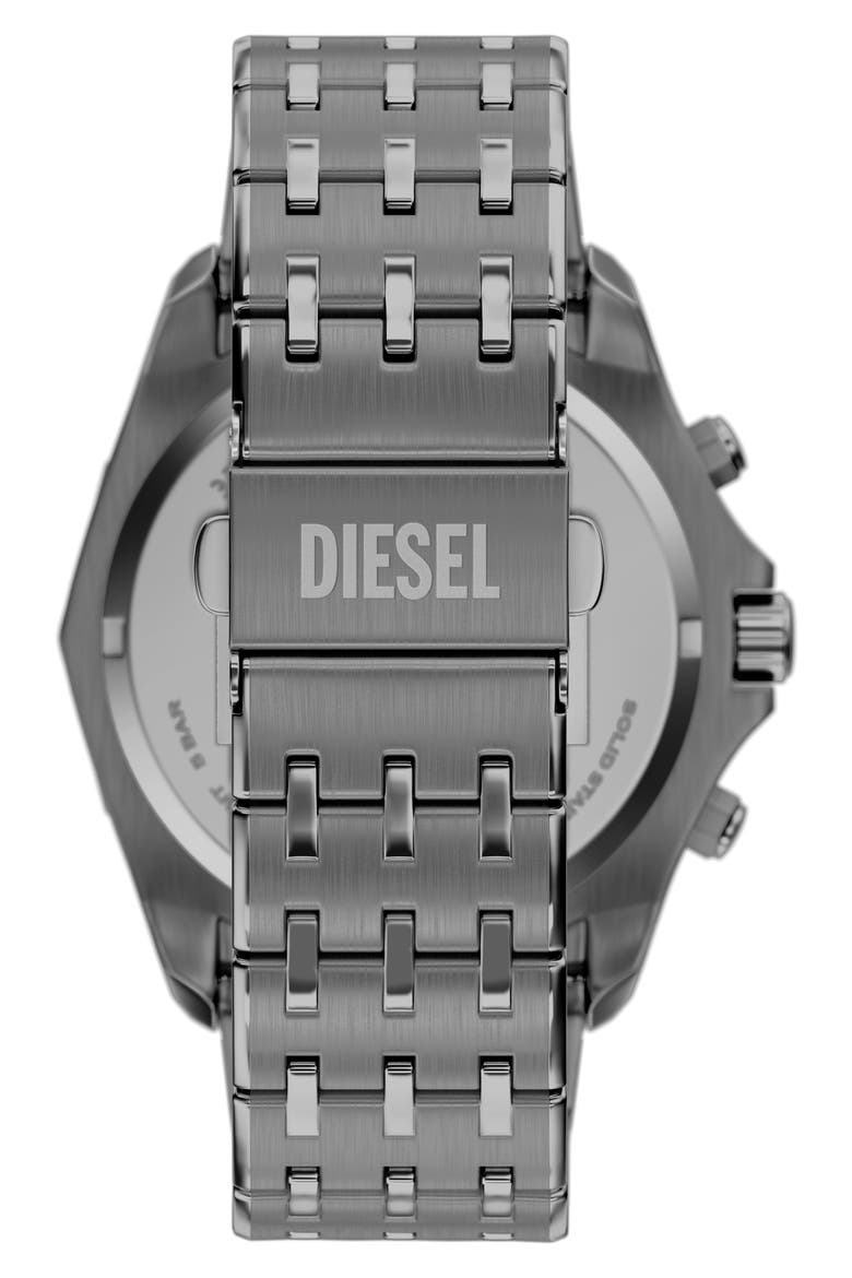 Stinger Chronograph Bracelet Watch, 46mm, Alternate, color, GUNMETAL