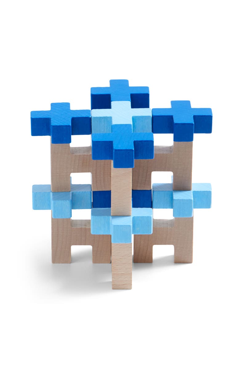 HABA 3D Aerius - 20 Piece Wooden Building Blocks Set, Alternate, color, 