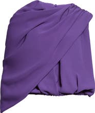 Balenciaga Asymmetric Silk Cady Cape Top