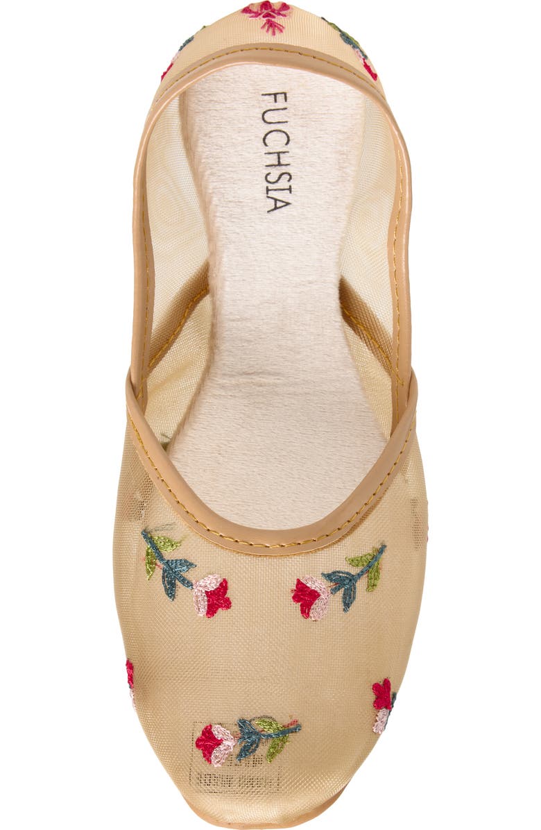 FUCHSIA Lily Mesh Flat, Alternate, color, Light Beige