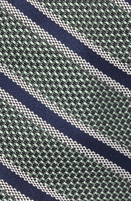 Nordstrom Talman Stripe Silk Tie In Green