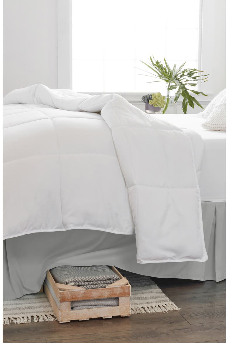 Premium Pleated Dust Ruffle Bed Skirt, Alternate, color, LIGHT GRAY