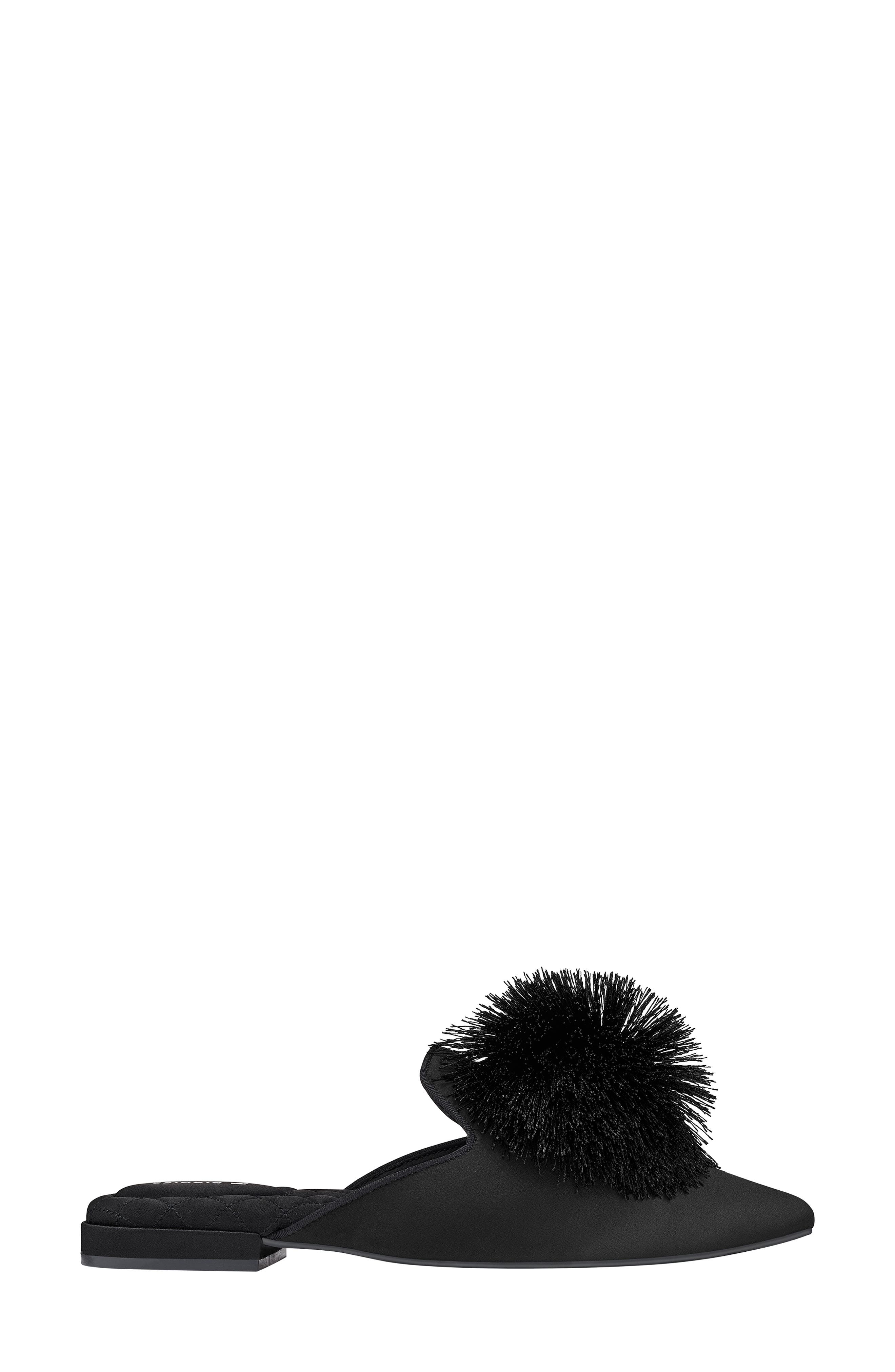 Birdies Dove Satin Mule, Alternate, color, 