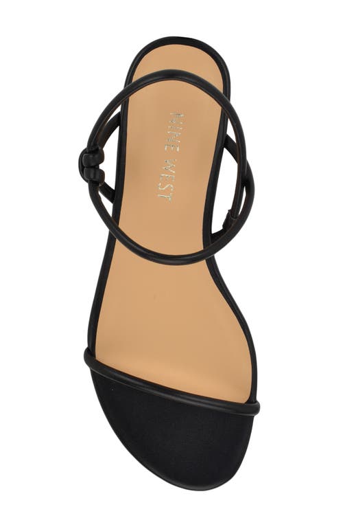 Nine West Menson Strappy Sandal In Black