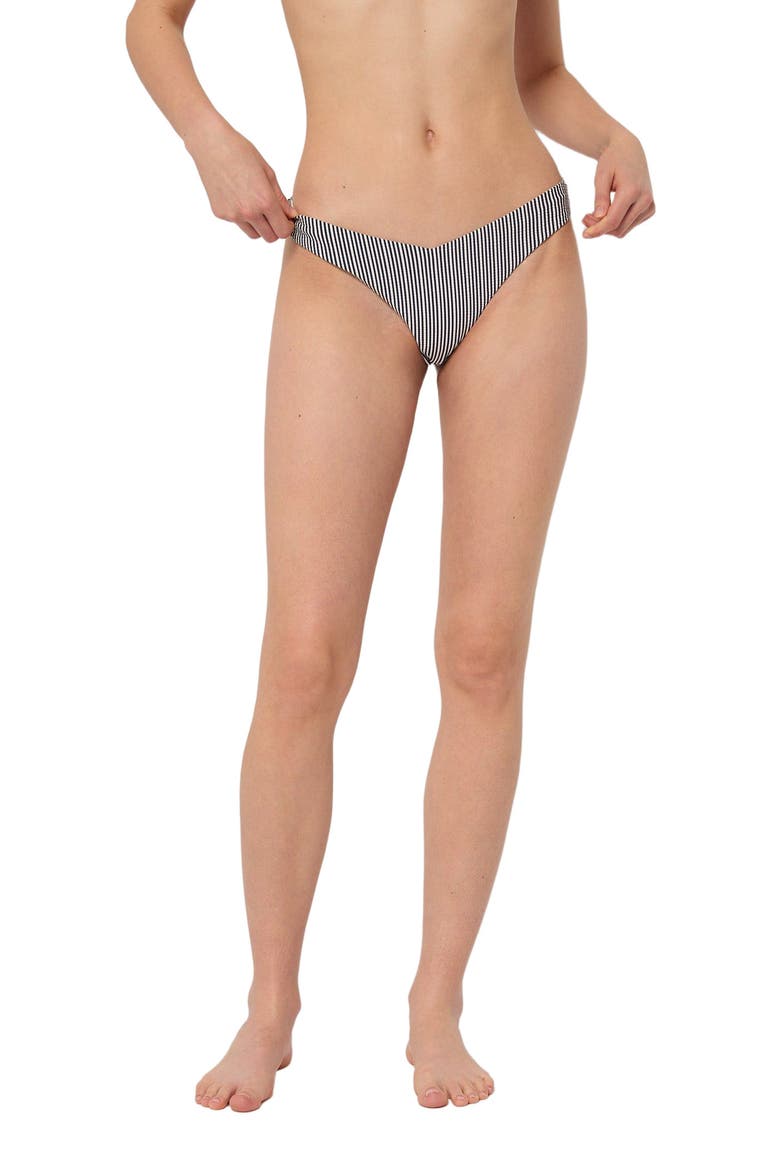 Chiara Bikini Bottom, Alternate, color, DEEP NAVY/WHITE