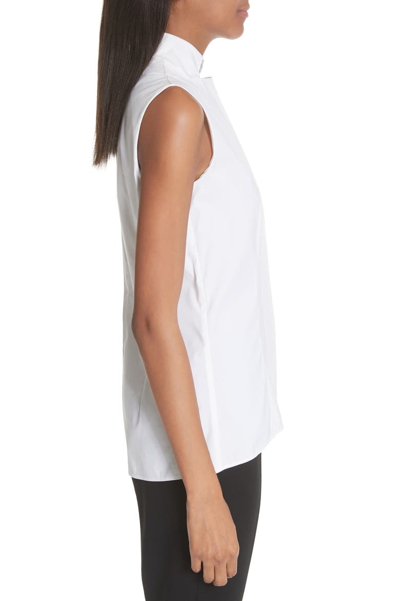 Notch Collar Blouse, Alternate, color, WHITE