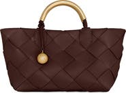 Rebecca Minkoff Mini Frankie Woven Leather Tote