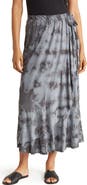 GO COUTURE Faux Wrap Midi Skirt