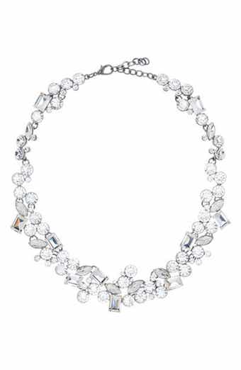 EYE CANDY LOS ANGELES Crystal Cluster Collar Necklace