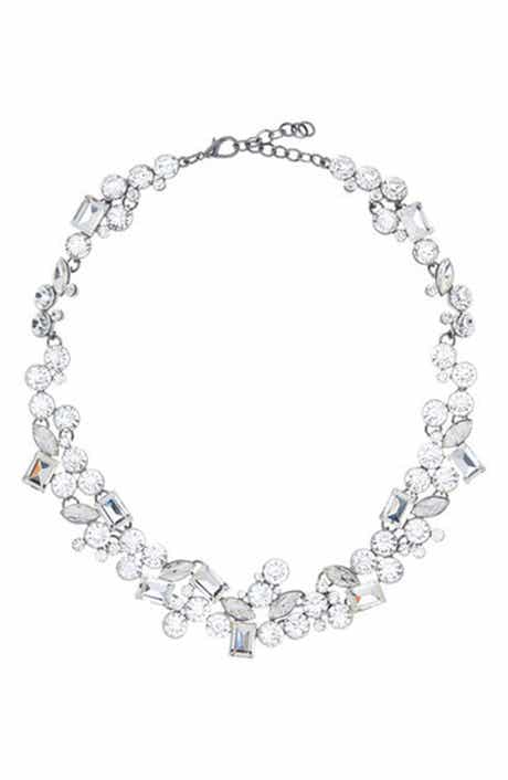 EYE CANDY LOS ANGELES Crystal Cluster Collar Necklace
