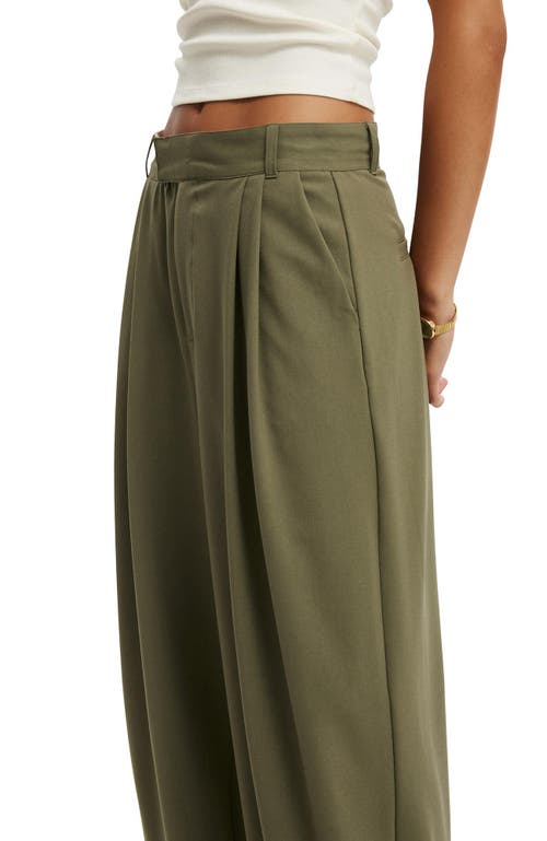 COTTON ON IZZY PLEATED SUITING PANT 