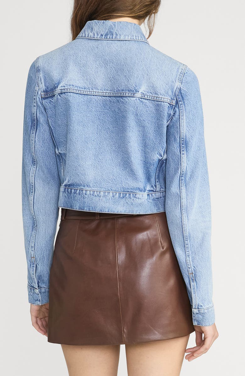 FRAME The Small Denim Jacket, Alternate, color, Dawn