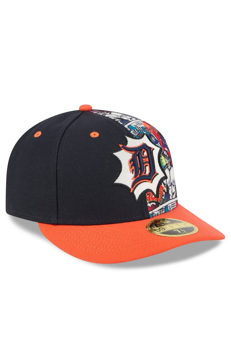 New Era Men's New Era Navy/Orange Detroit Tigers 2025 MLB Diamond Hero Edition Low Profile 59FIFTY Fitted Hat, Alternate, color, 