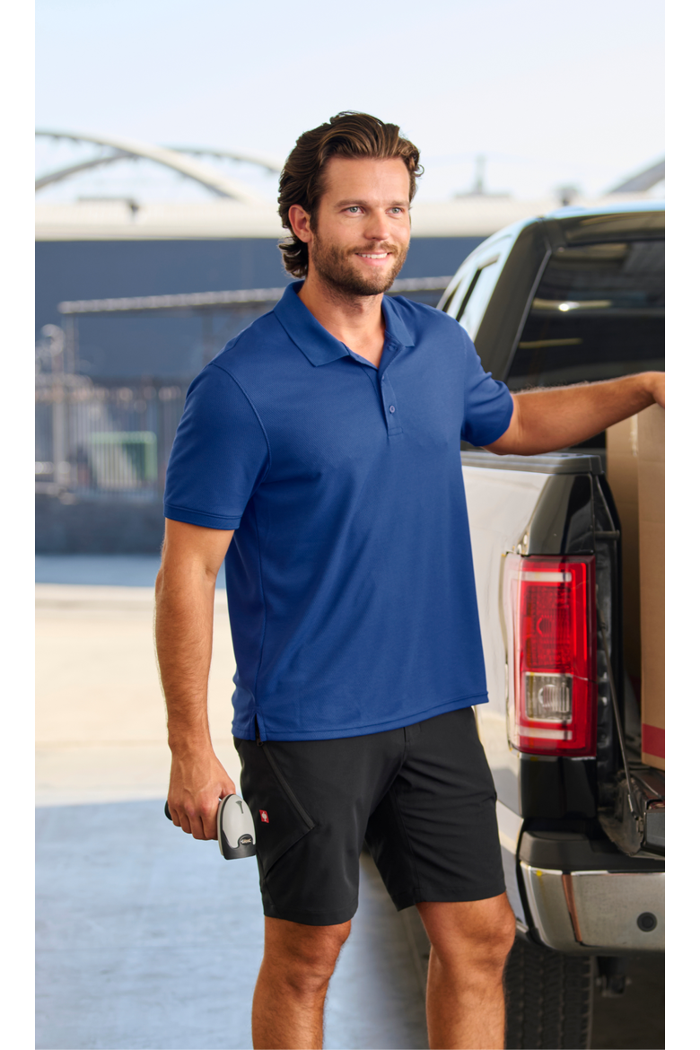 Performance Polo Shirt, Alternate, color, Royal Blue