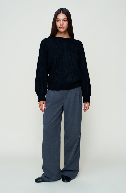 Guizio Bobbie Wool Jumper In Black