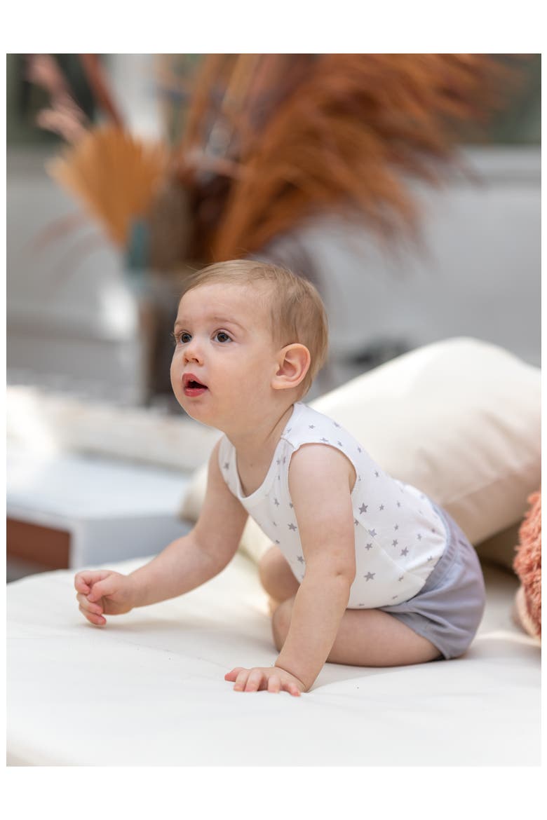Cotton Tank Top & Bloomers Set, Alternate, color, GREY